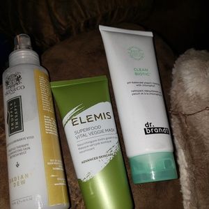 Bundle of face wash, mask, and refresh mist.